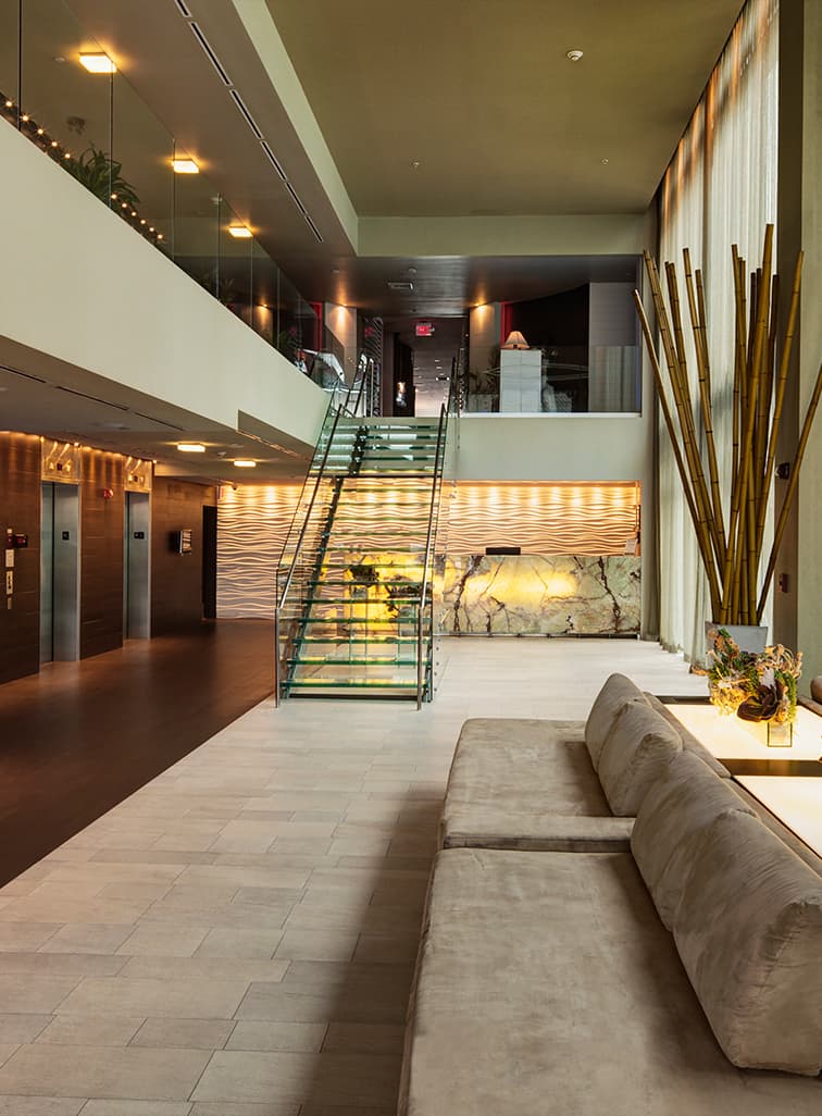 Intimate boutique venue interior