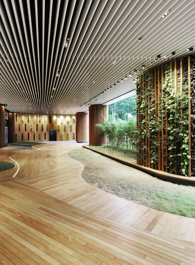 Corporate reception environment